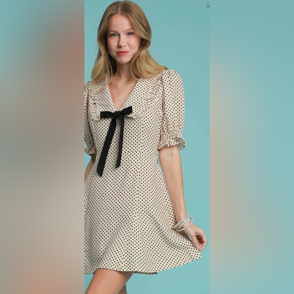 Umgee Delia Polka Dot Dress